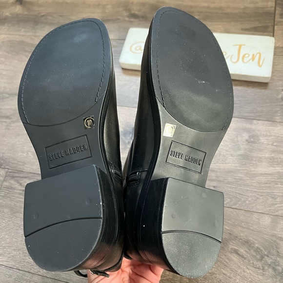 Steve Madden Distressed Brixton Moto Combat Boots NWOT - Picture 7 of 9